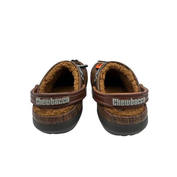 Crocs x Star Wars Chewbacca Classic Lined Clogs Espresso W6 / M4 Limited Edition main image 6
